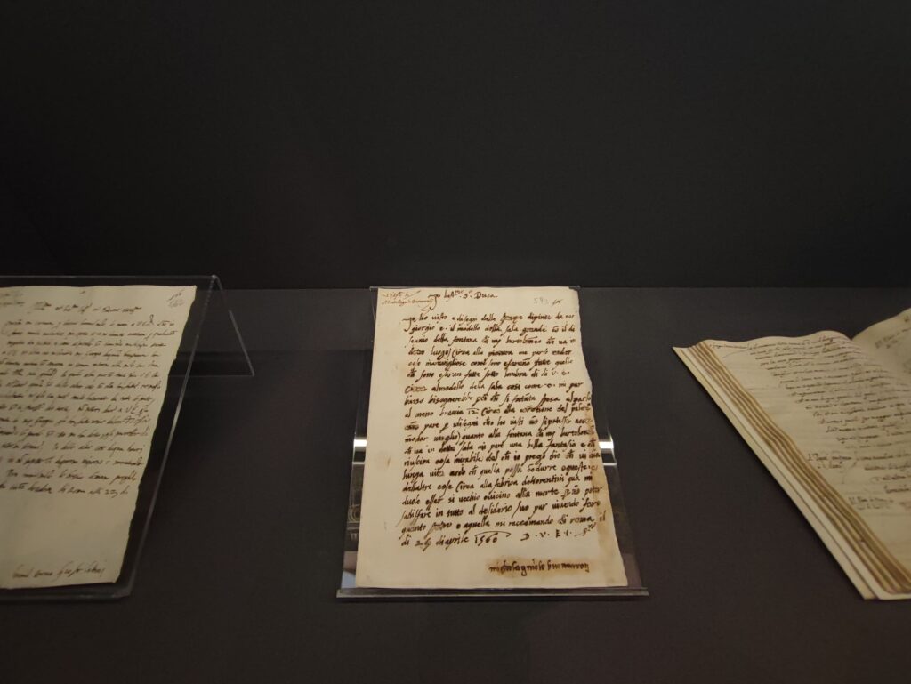 Mostra a Palazzo Vecchio, La Sala grande